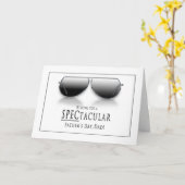 Vaderdag - Papa - (Spectaculaire) Zonnebril Kaart (Gele Bloem)