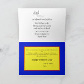 Vaderdag Papa Superheld Kaart (Binnen)