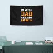 Vaderdag papa van een slimme dochter spandoek (Beurs)