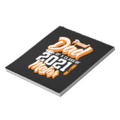 Vaderdag | Papa van groep 2021 Notitieblok (Linkerzijde)