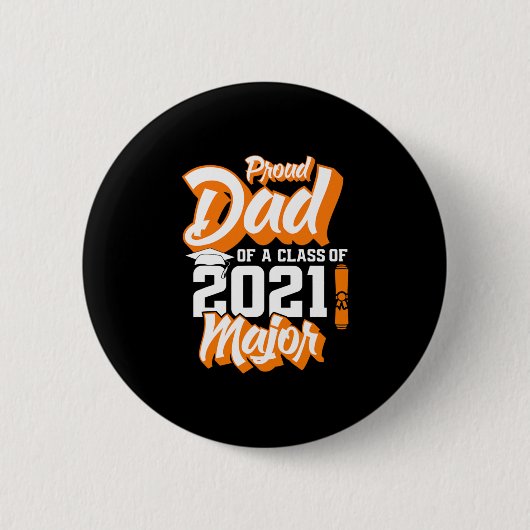 Vaderdag | Papa van groep 2021 Ronde Button 5,7 Cm (Voorkant)