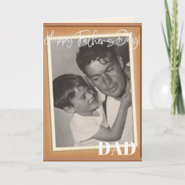 Vaderdag PAPA Voeg Je Eigen Foto Toe Aangepast Kaart