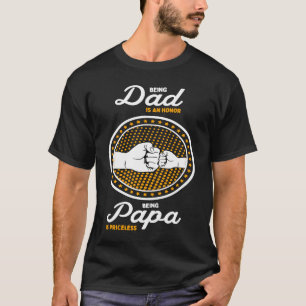 Vaderdag papa voor papa Zoon Toddler Ki T-shirt