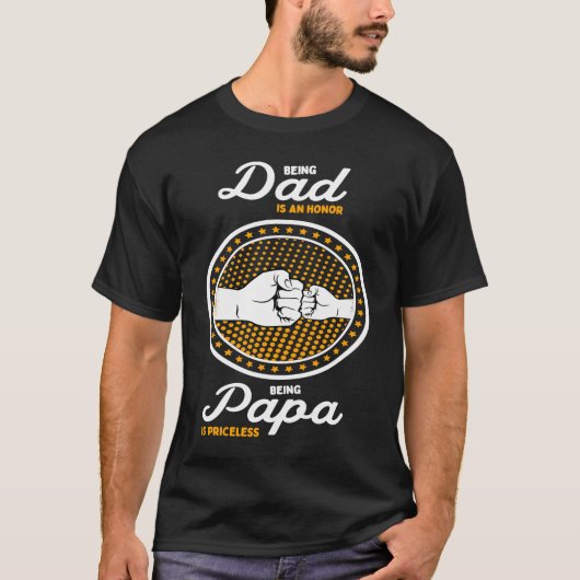 Vaderdag papa voor papa Zoon Toddler Ki T-shirt (Voorkant)