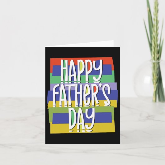 Vaderdag Papa Voor Vader Zoon Dochter Peuter Kaart (Voorkant)