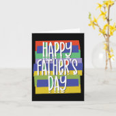 Vaderdag Papa Voor Vader Zoon Dochter Peuter Kaart (Gele Bloem)