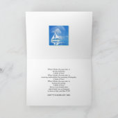 VADERDAG - PAPA - ZEILBOOT - BLAUW ZEE KAART (Binnen)