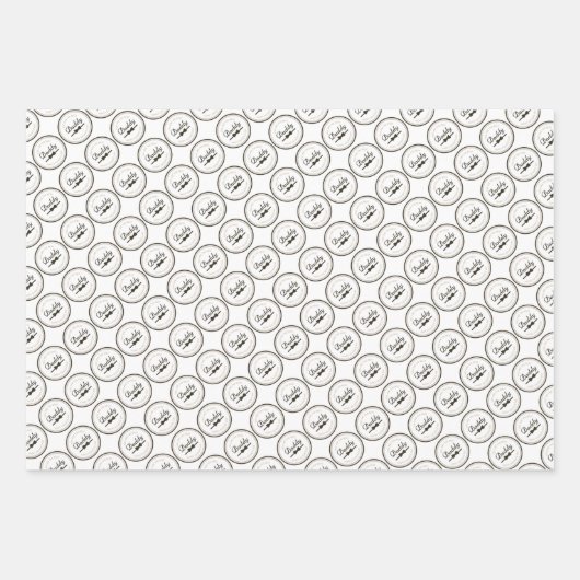 Vaderdag papierbladen oppakken inpakpapier vel (Voorkant 2)