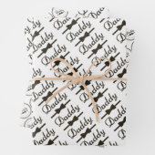 Vaderdag papierbladen oppakken inpakpapier vel (In situ)