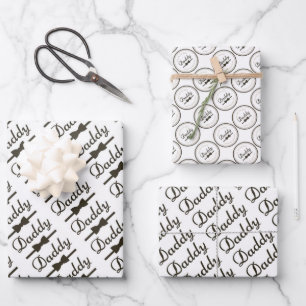 Vaderdag papierbladen oppakken inpakpapier vel