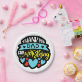 Vaderdag Papieren Bord (Feest)