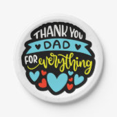 Vaderdag Papieren Bord (Voorkant)