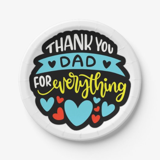 Vaderdag Papieren Bord (Voorkant)