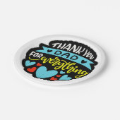 Vaderdag Papieren Bord (Gekanteld)