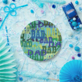 vaderdag Papieren Borden Papieren Bordje (Feest)