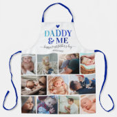 Vaderdag pappa en ik fotocollage schort (Voorkant)