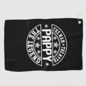 Vaderdag | Pappa the Man the Myth the Legend Golfhanddoek (Horizontaal)
