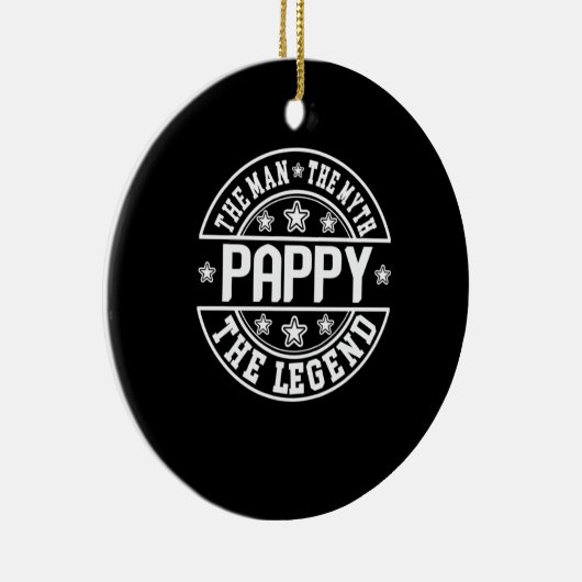 Vaderdag | Pappa the Man the Myth the Legend Keramisch Ornament (Rechts)