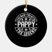 Vaderdag | Pappa the Man the Myth the Legend Keramisch Ornament (Voorkant)