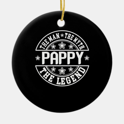 Vaderdag | Pappa the Man the Myth the Legend Keramisch Ornament (Voorkant)