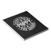 Vaderdag | Pappa the Man the Myth the Legend Notitieblok (Schuin)