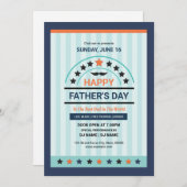 Vaderdag Party Flyer Kaart (Voorkant / Achterkant)