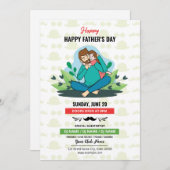 Vaderdag Party uitnodigingsflyer Kaart (Voorkant / Achterkant)