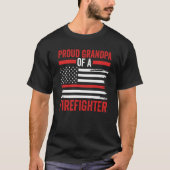 Vaderdag Patriottische papa proud opa van een vade T-shirt (Voorkant)