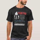 Vaderdag Pawpaw Pawpaw Grandpa T-shirt (Voorkant)