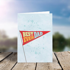 Vaderdag Pennant beste vader ooit Kaart