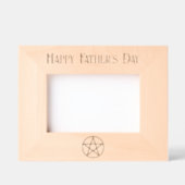 Vaderdag-pentakel Gegraveerde Lijstjes (Voorkant)