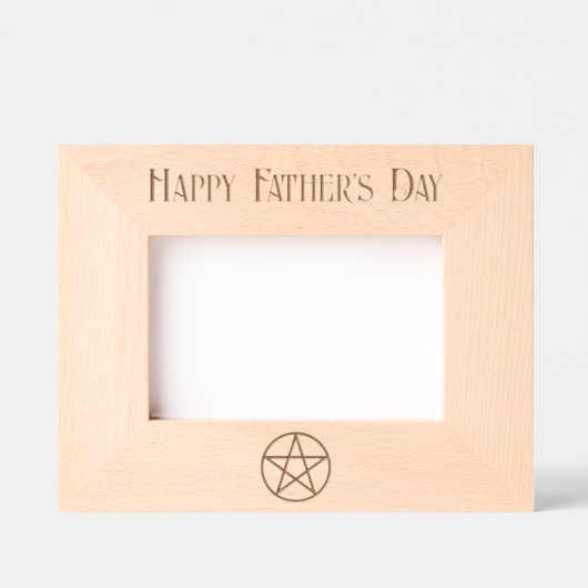 Vaderdag-pentakel Gegraveerde Lijstjes (Voorkant)