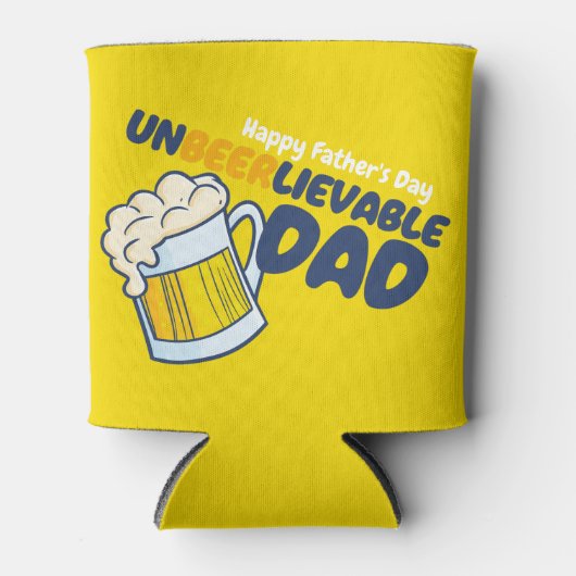 Vaderdag personaliseren | Onleefbare vader Blikjeskoeler (Voorkant)