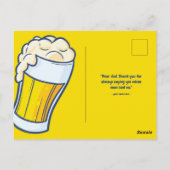 Vaderdag personaliseren | Onleefbare vader Briefkaart (Achterkant)