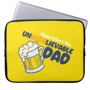Vaderdag personaliseren Onleefbare vader Laptop Sleeve