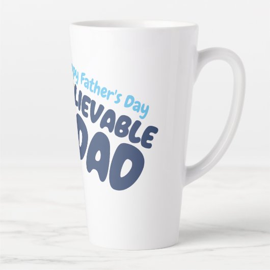 Vaderdag personaliseren | Onleefbare vader Latte Mok (Rechts)