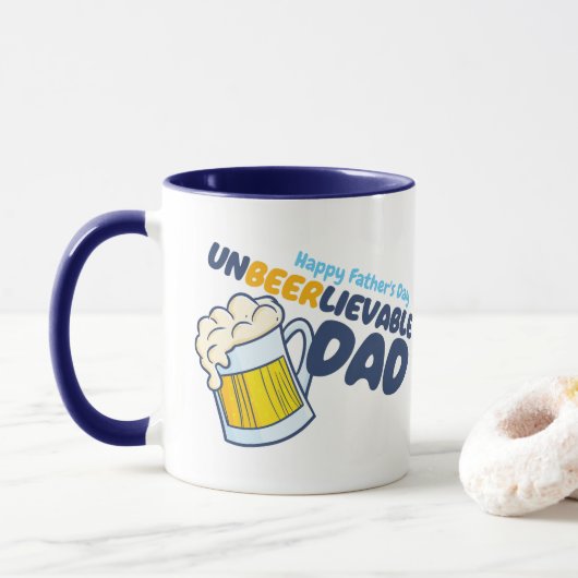Vaderdag personaliseren | Onleefbare vader Mok (Met donut)
