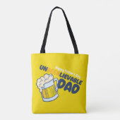Vaderdag personaliseren | Onleefbare vader Tote Bag (Achterkant)