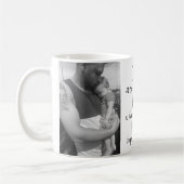 Vaderdag Persoonlijk 2 Fotocitaat Koffiemok (Links)