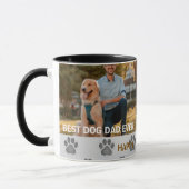 Vaderdag Pet Lover Pas naam foto virale mug Mok (Links)