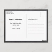 Vaderdag Photo Chalkboard BBQ Briefkaart (Achterkant)