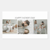 Vaderdag Photo Sticker – Custom 3 Photo & Text (Voorkant)