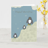 Vaderdag - Pinguïnen door Rode Tand Kaart (Gele Bloem)