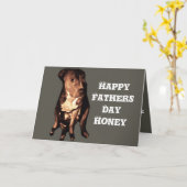 VADERDAG PIT BULL KAART (Gele Bloem)