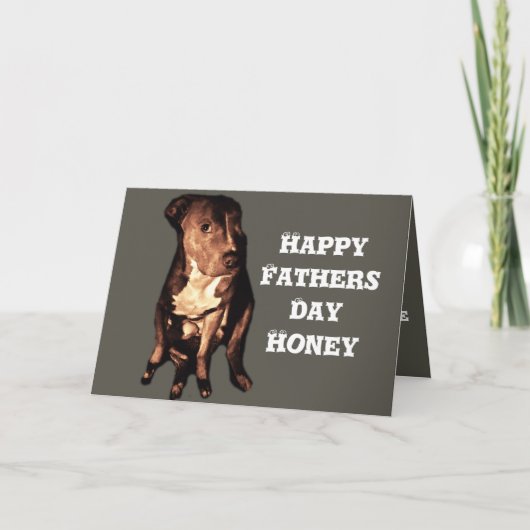 VADERDAG PIT BULL KAART (Voorkant)