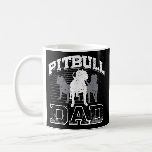  Vaderdag Pitbull Pap Lovers Pitbull Koffiemok (Links)