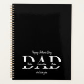 Vaderdag Planner - Aangepast geschenk met de naam (Voorkant)