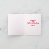 Vaderdag plezier! - Grappige Vaderdag quote Kaart (Binnen)