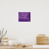 Vaderdag Poem Gift voor papa Poster (Keuken)