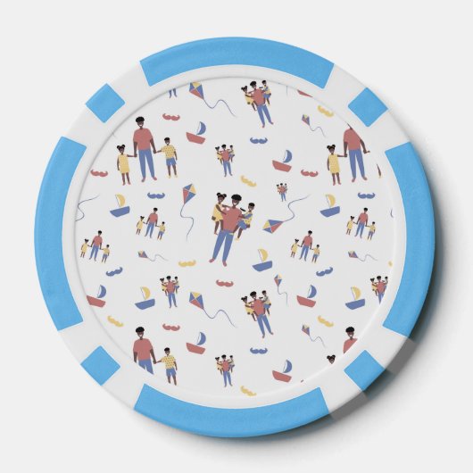 Vaderdag Poker Chips (Achterkant)